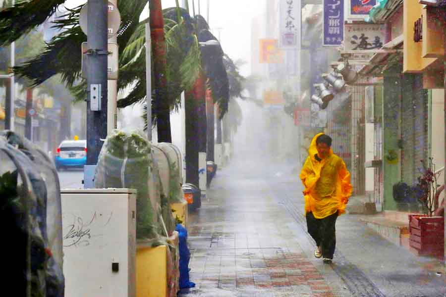 Chegada do tufão Trami cancela mais de 400 voos no Japão