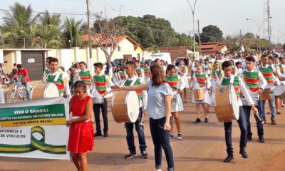 Crianças de Figueirópolis Crianças participam de comemoração da Independência