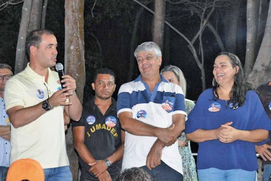 Vicentinho reforça apoio à candidatura de Amastha no Bico do Papagaio