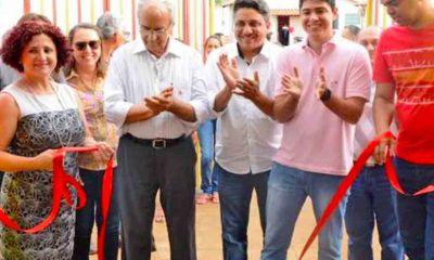 Prefeito Moisés Avelino e vice Celso Morais inauguram Creche no Paraíso dos Ipês