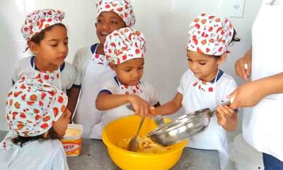 Vencedora do Festival Gastronômico de Taquaruçu promove Cozinha Kids no Cmei Irmã Maria Custódia